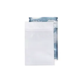 1g x 100 Mylar Smell Proof Bags Clear Front / Matte Black Back