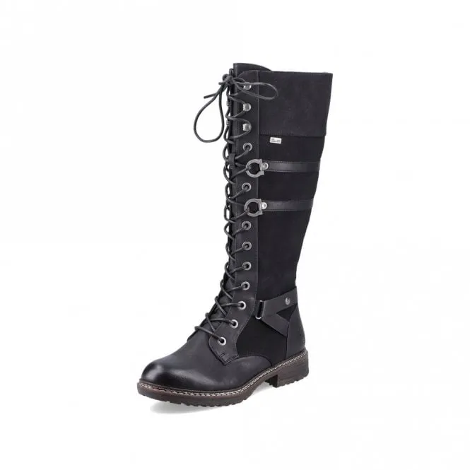 94732-00 Womens Knee High Boots Black