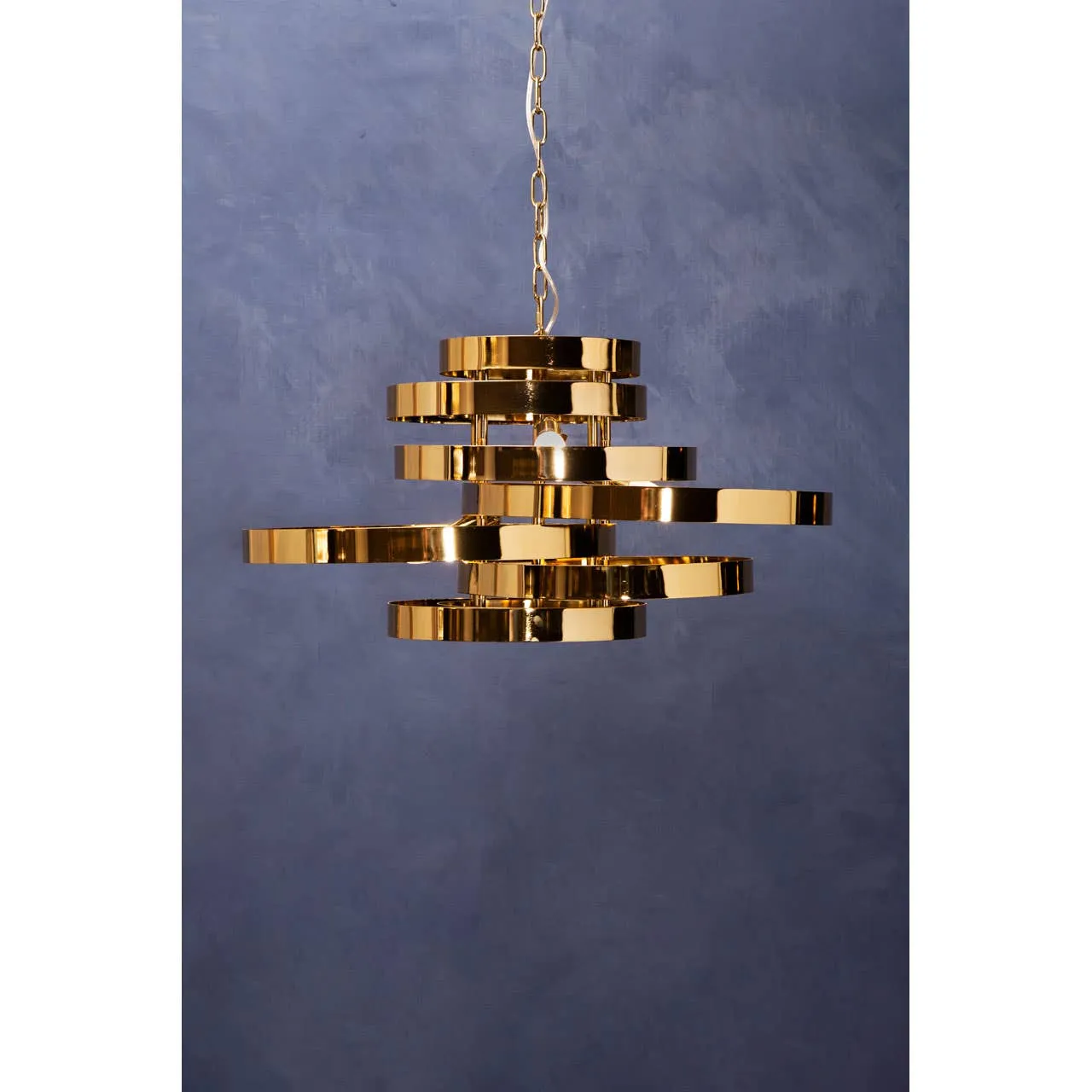 Alana 5 Bulb Gold Finish Pendant Lamp