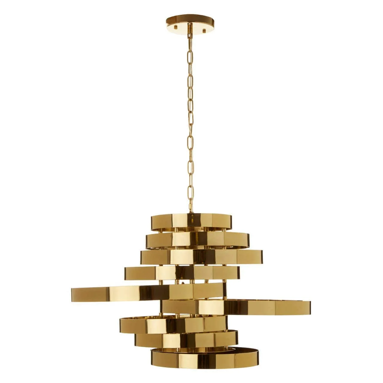 Alana 5 Bulb Gold Finish Pendant Lamp