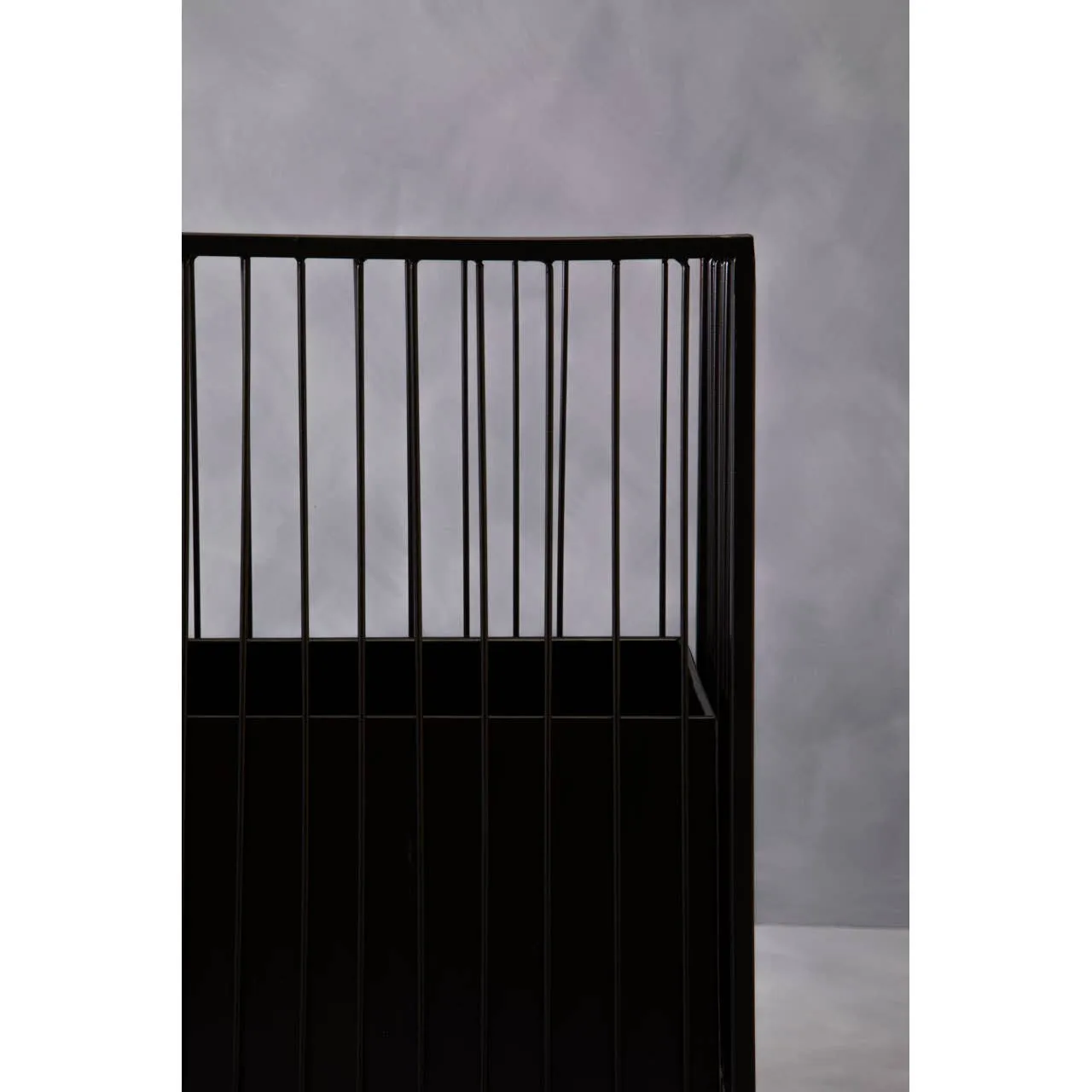 Alden Black Floor Standing Planter