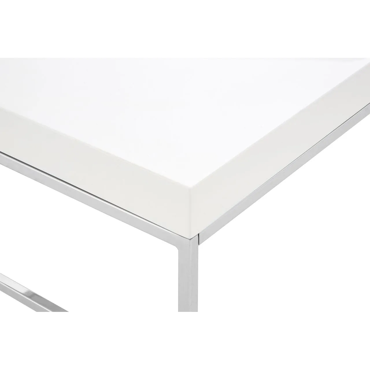 Allure Chrome Angled Legs Coffee Table