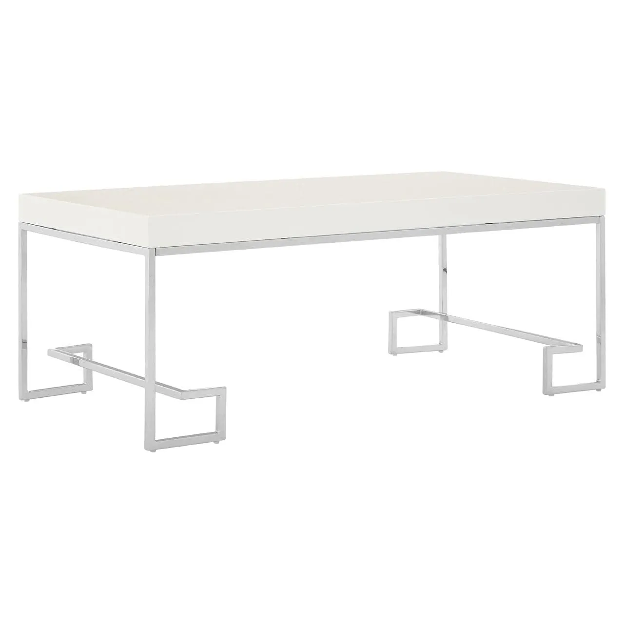 Allure Chrome Angled Legs Coffee Table