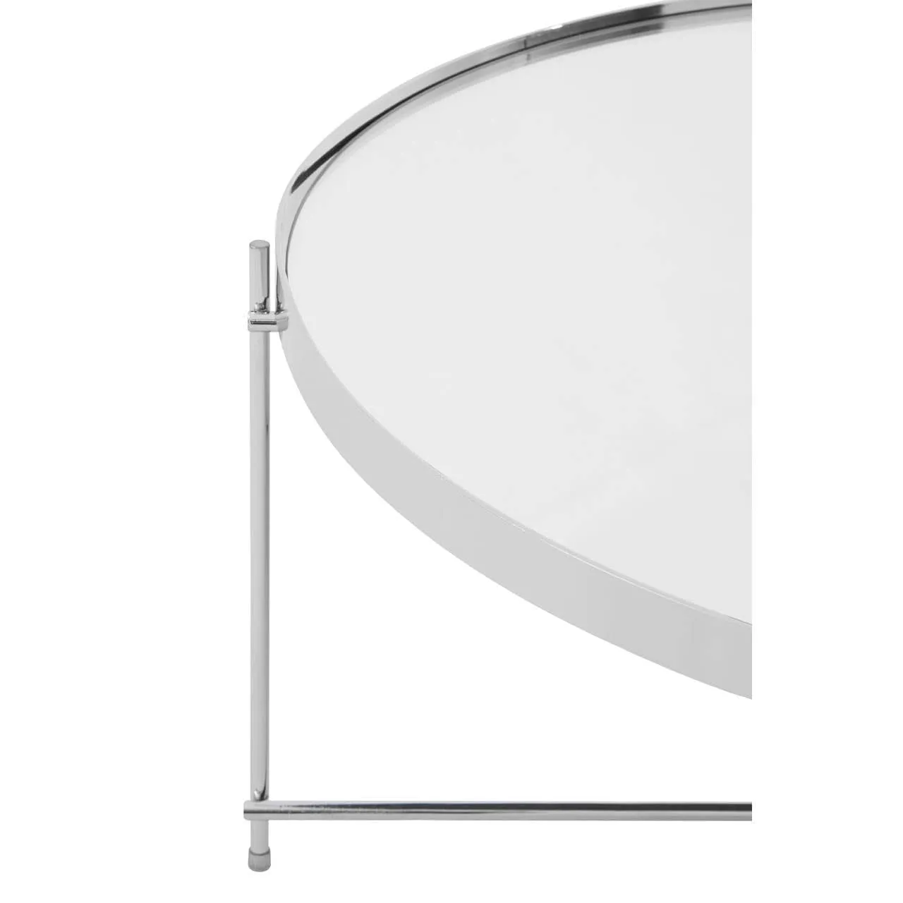 Allure Silver Mirror Coffee Table