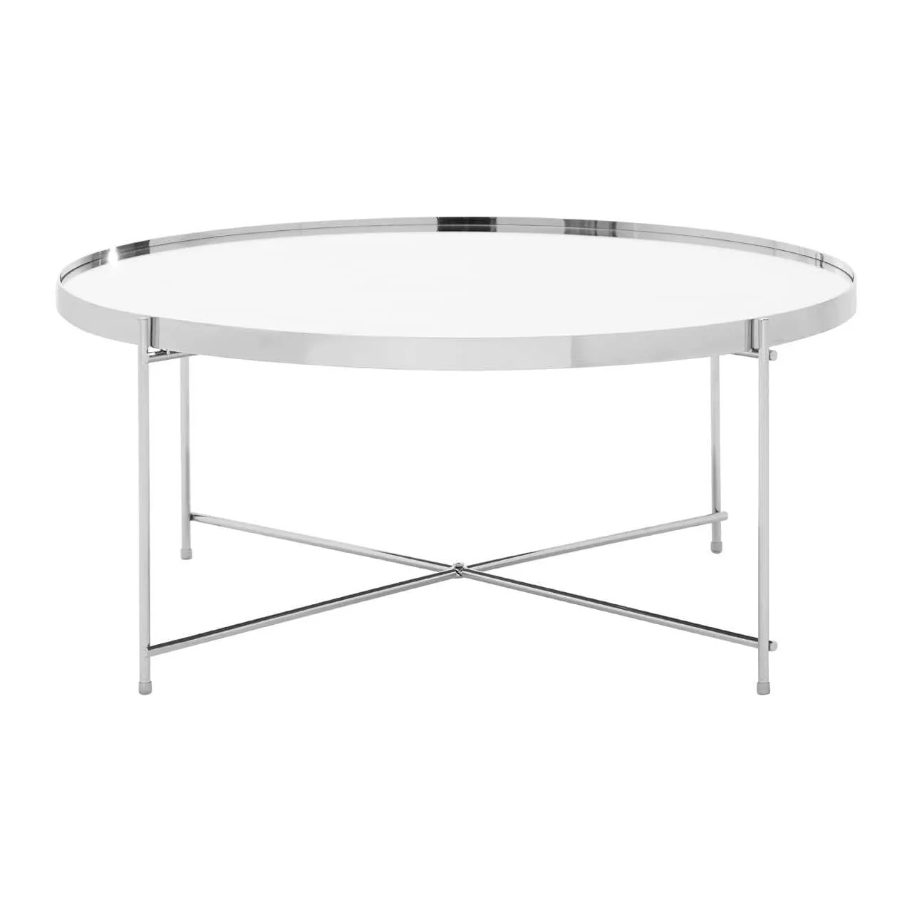 Allure Silver Mirror Coffee Table