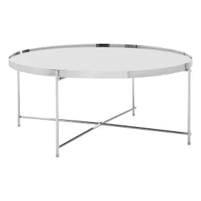 Allure Silver Mirror Coffee Table