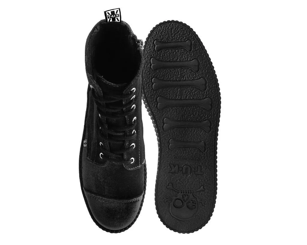 Black Velvet 7-Eye Viva Mondo Boot