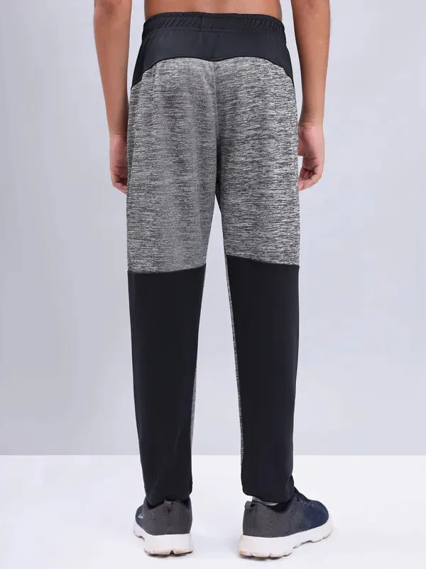 Boys Melange Slim Fit Trackpants with TECHNO GUARD