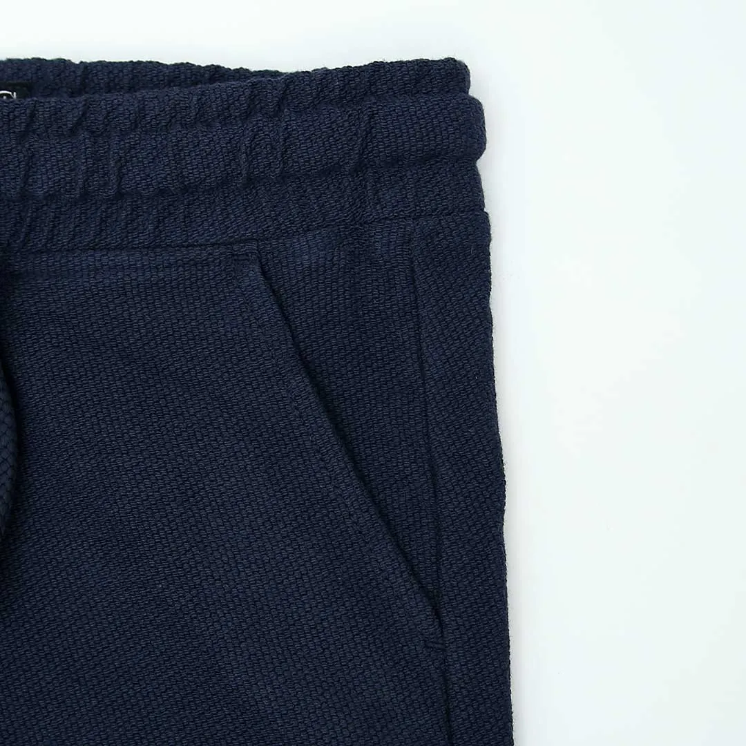 Boys Navy Soft Cotton Pique Short