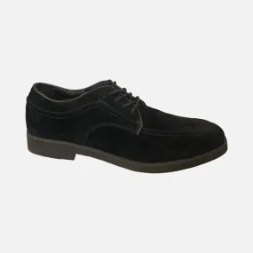 Clearance | Hush Puppies Bracco MT Oxford Black Suede Shoe