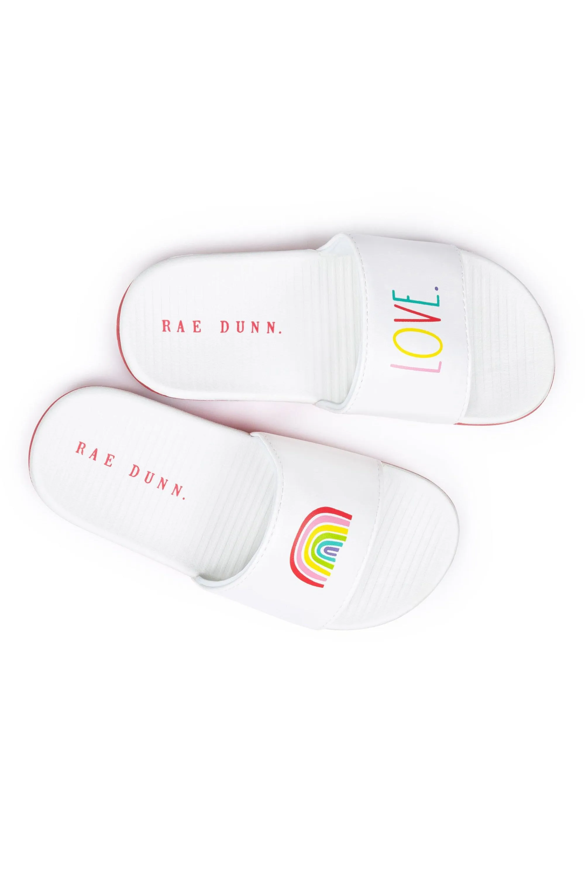 Girl's "LOVE" Rainbow Pool Slides