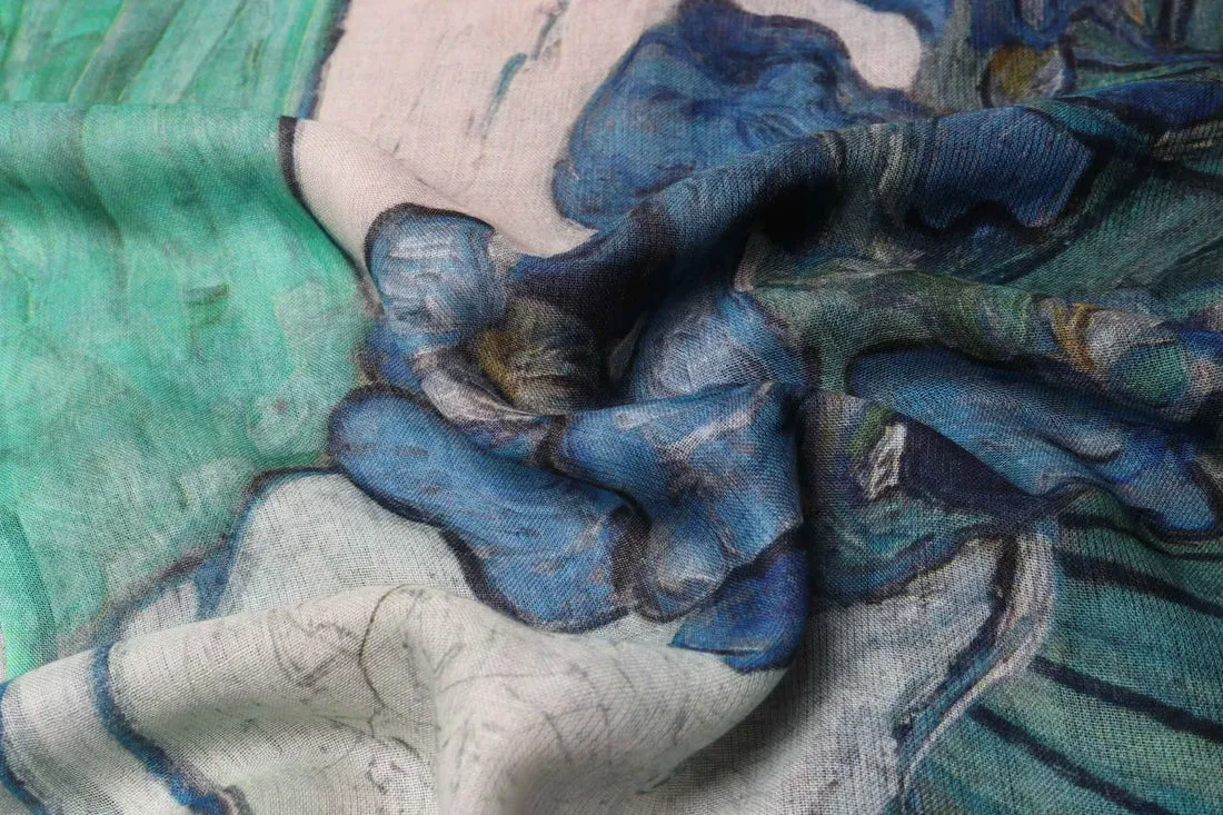 Modal Silk Scarf: Old Masters