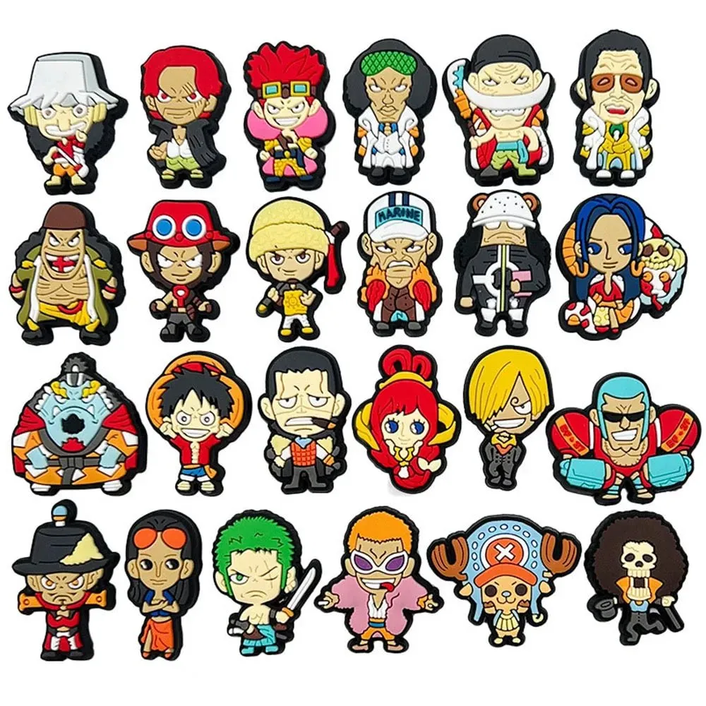 One Piece Naruto for Cartoon Shoe Charms Accessories Gifts