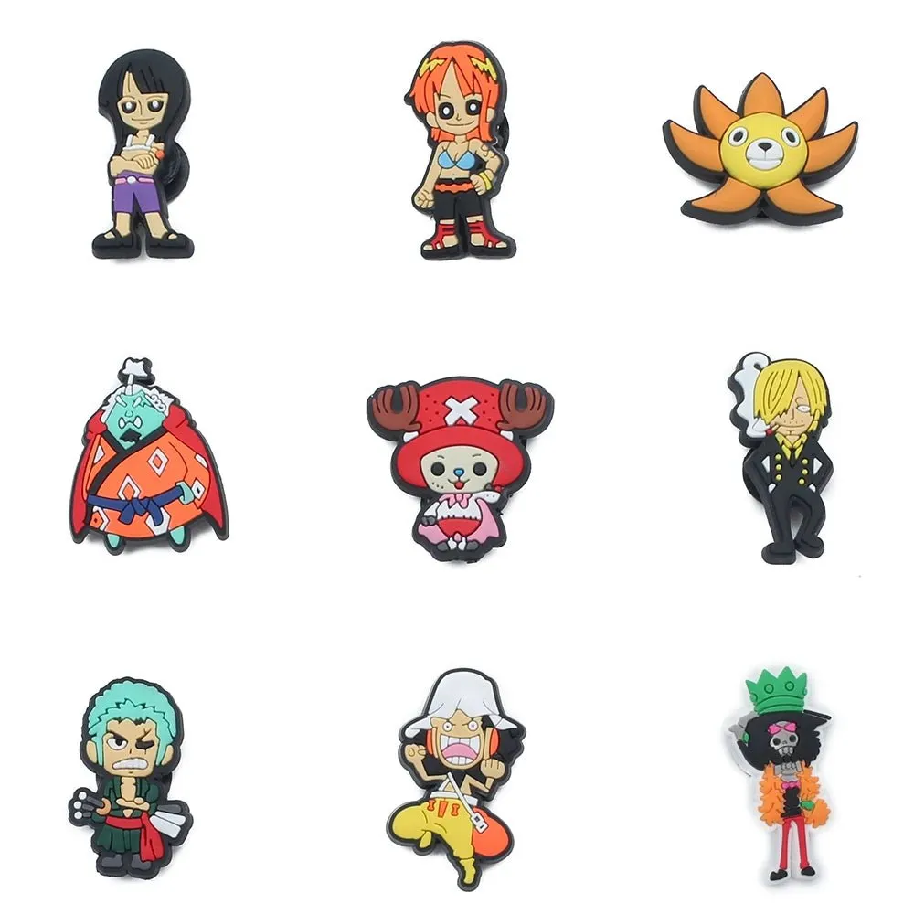 One Piece Naruto for Cartoon Shoe Charms Accessories Gifts