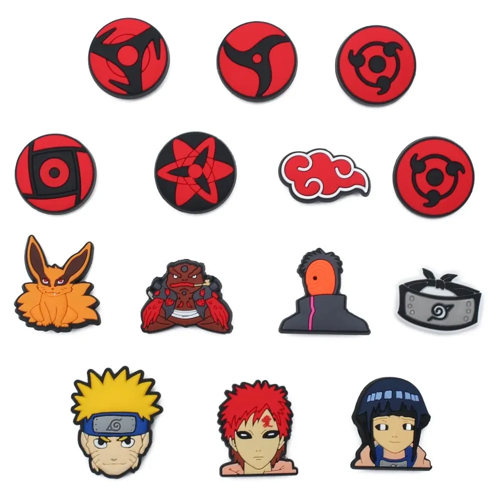 One Piece Naruto for Cartoon Shoe Charms Accessories Gifts