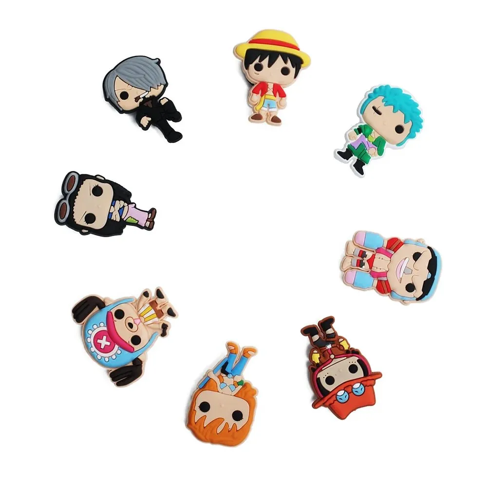 One Piece Naruto for Cartoon Shoe Charms Accessories Gifts