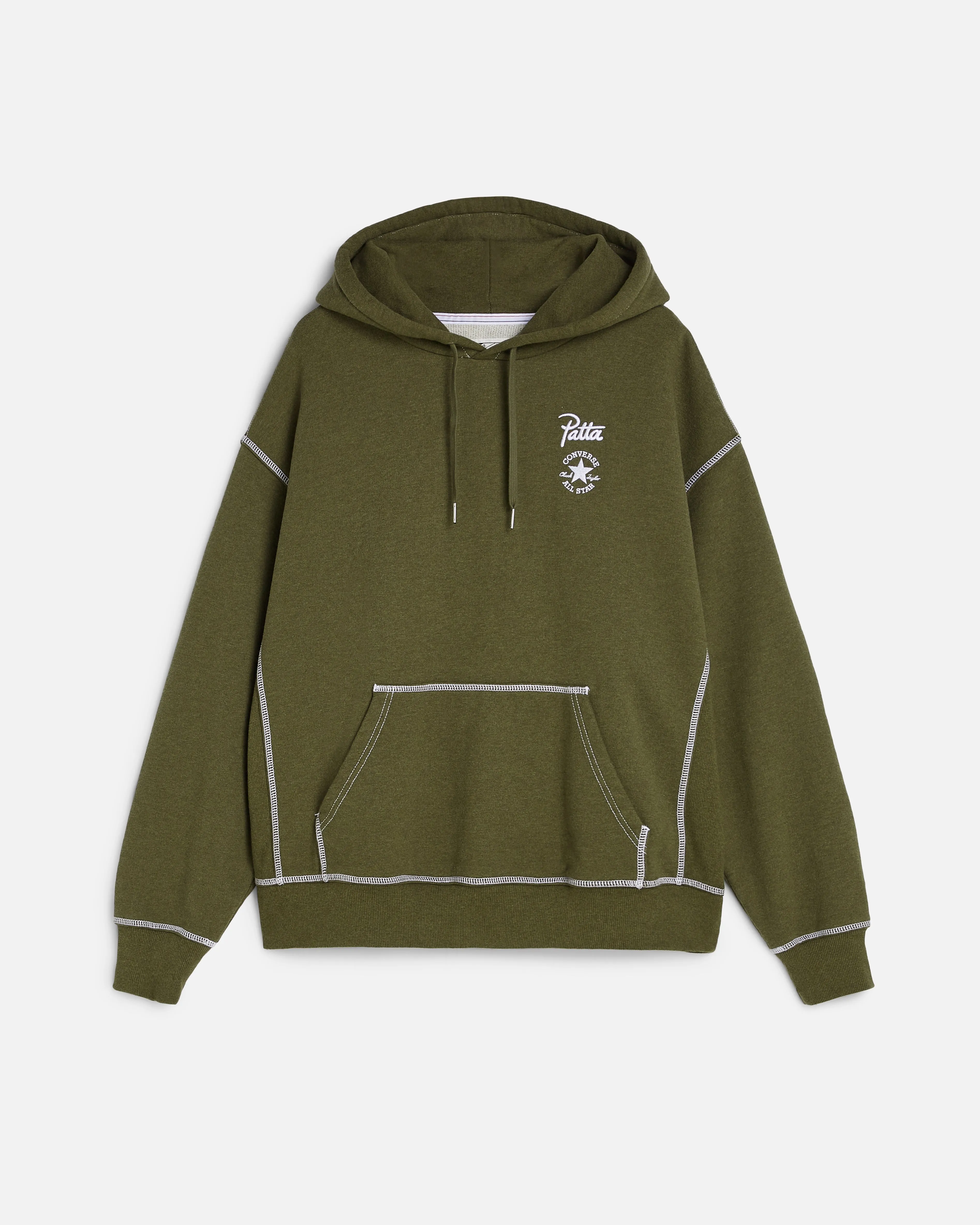 Patta x Converse Rain or Shine Hooded Sweater (Utility Green Heather)