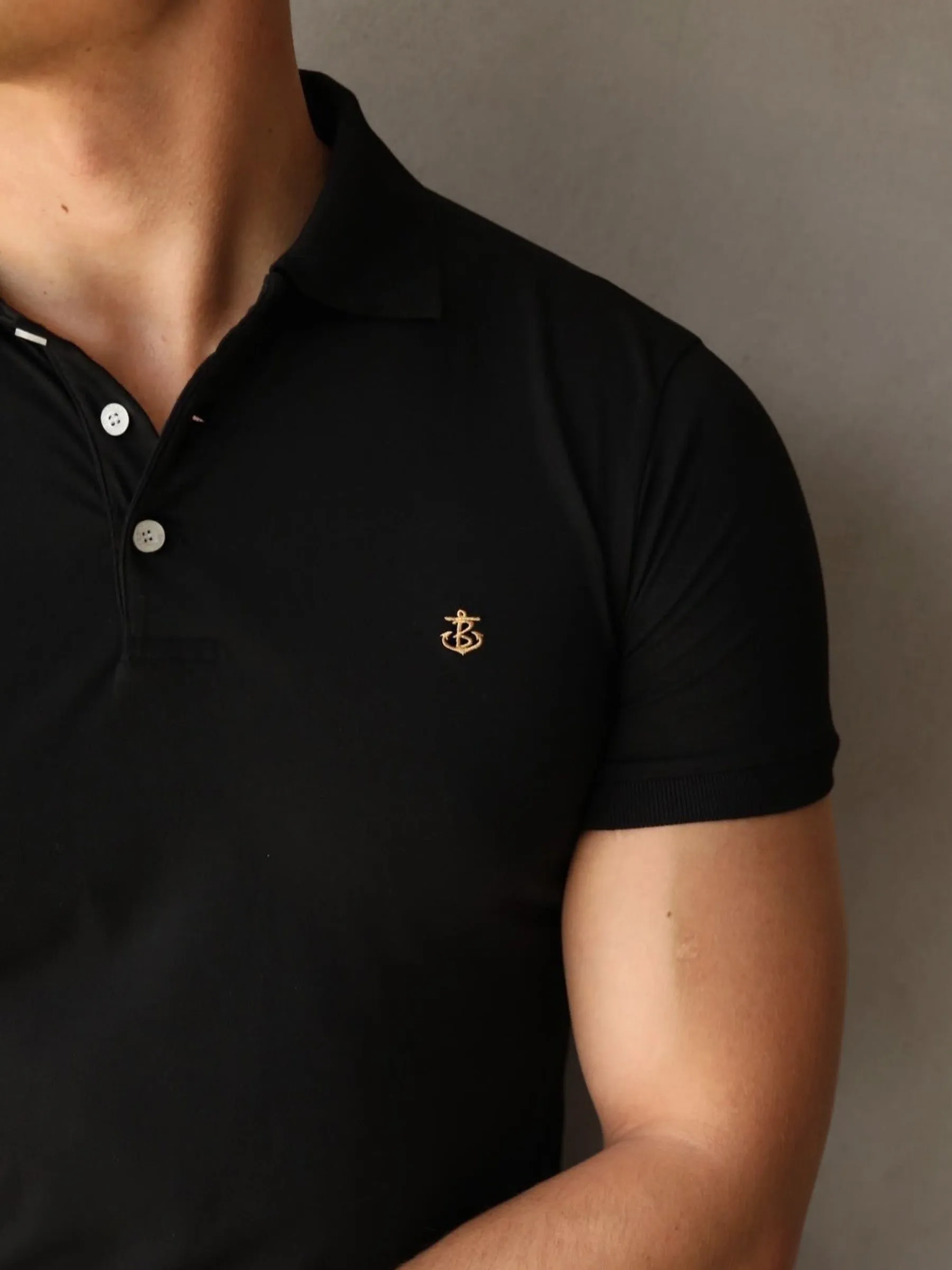 Ryton Soft Polo - Black